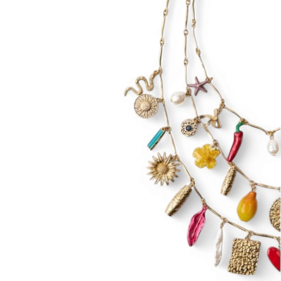 ZARA 3 Pack of Charm Necklaces - Picture 5 of 16